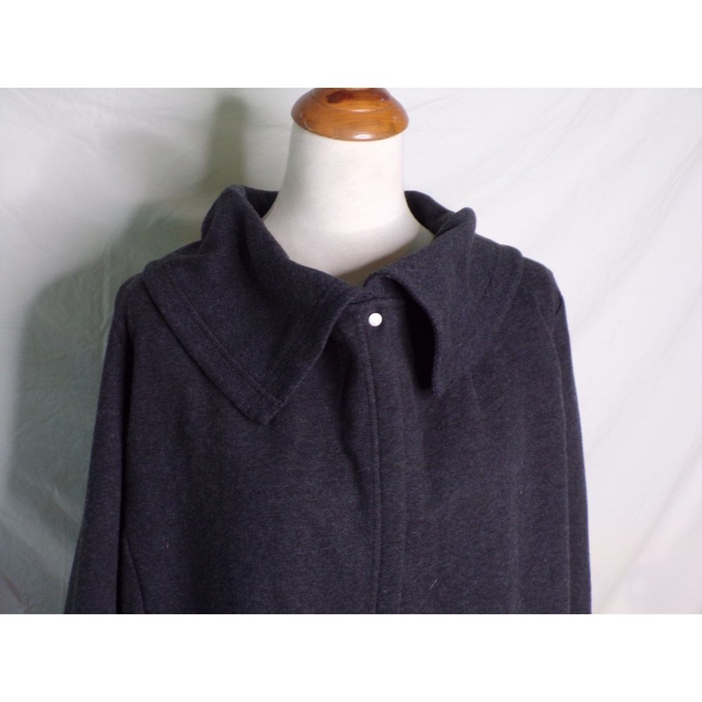 ZELLA Wrap Sweatshirt Jacket Gray Large NEW - Picture 6 of 9